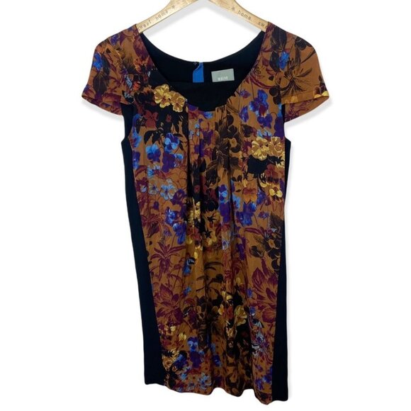Anthropologie 100% Silk Pintura Shift Dress Size XS Floral Print Bohemian Boho - Picture 3 of 10